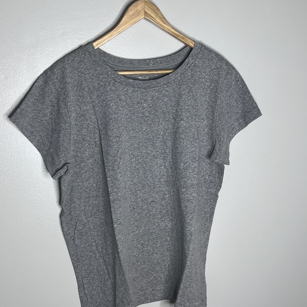 Madewell Triblend Ex-Boyfriend Tee in Grey -NWT - Picture 6 of 10